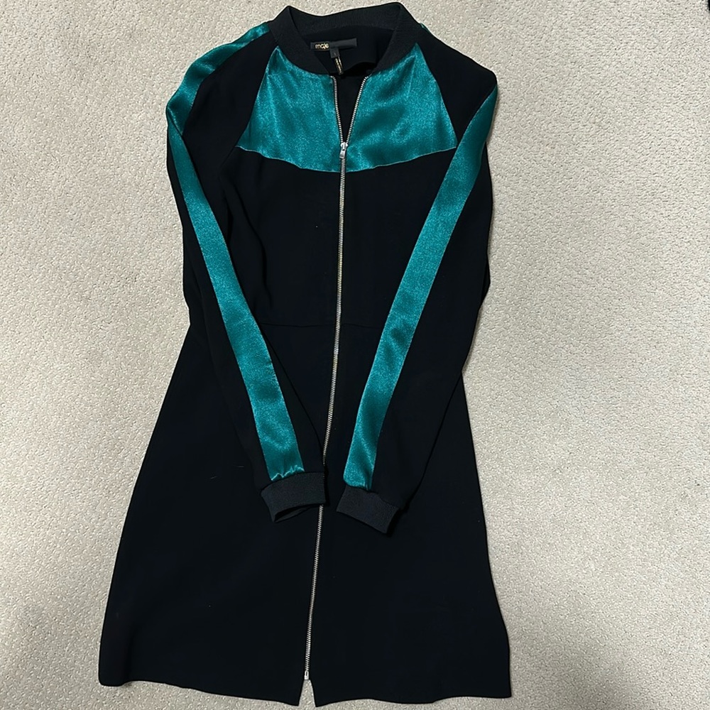 maje dress. Size 1. Green with green details